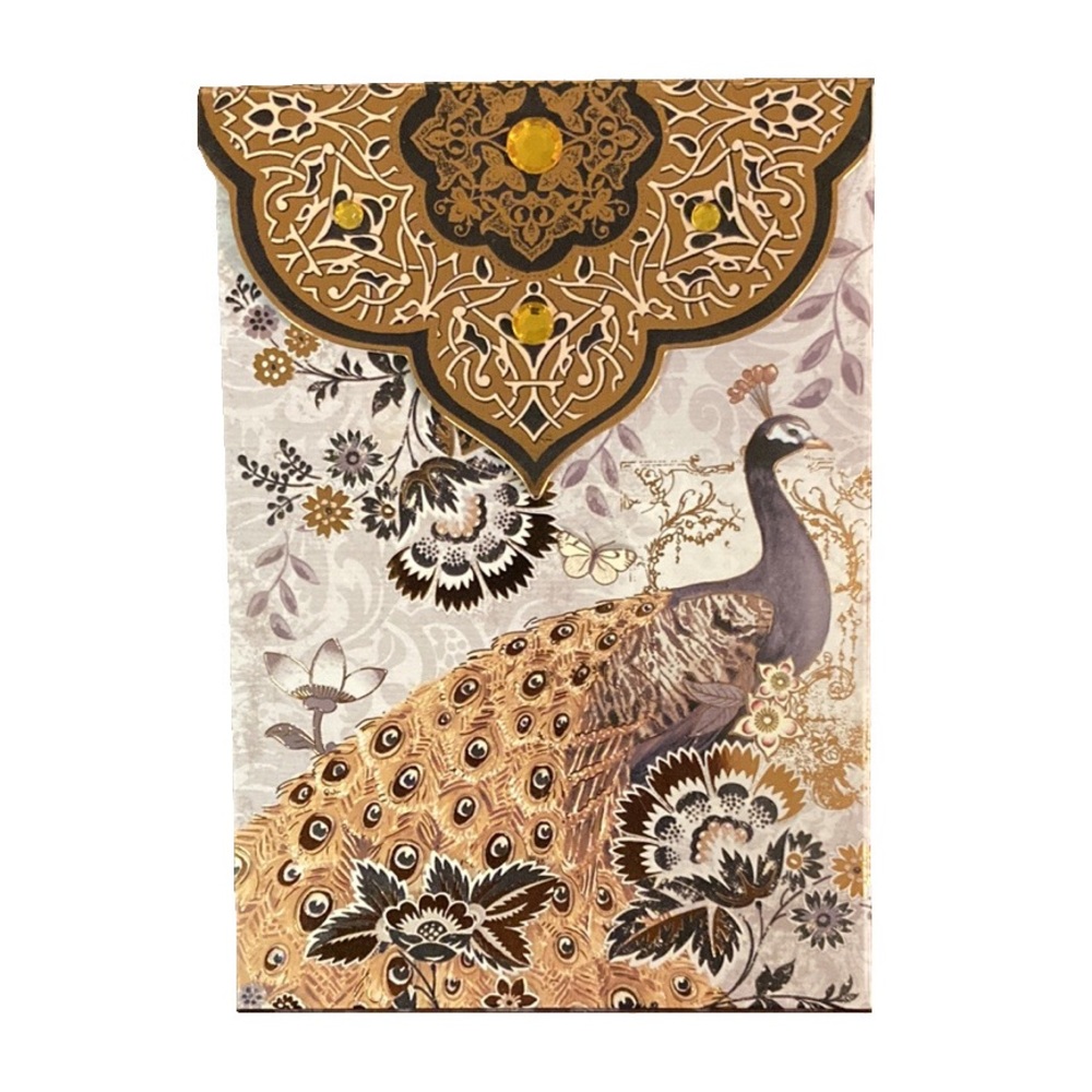 Punch Studio Peacock Keepsake Pouch